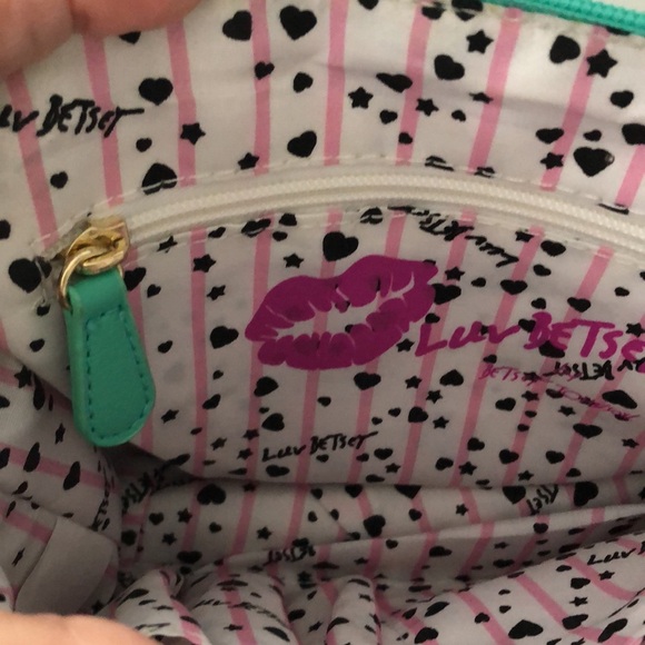 Betsey Johnson Handbag Crossbody Floral Green - Picture 8 of 10